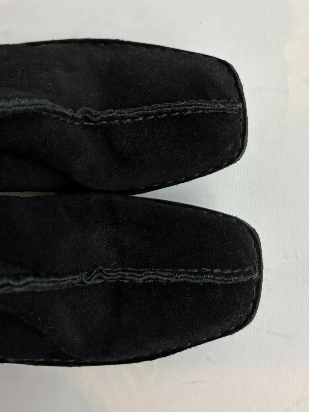 KORS Michael Kors Black Suede Platform Ankle Boots 7.5